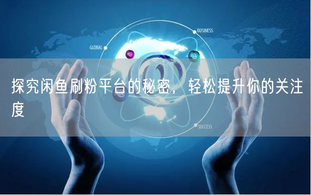 探究闲鱼刷粉平台的秘密，轻松提升你的关注度