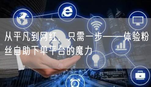 从平凡到网红，只需一步——体验粉丝自助下单平台的魔力