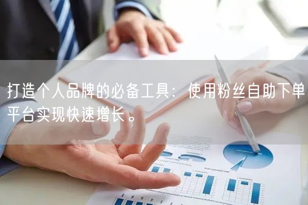 打造个人品牌的必备工具：使用粉丝自助下单平台实现快速增长。