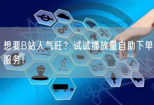 想要B站人气旺？试试播放量自助下单服务！