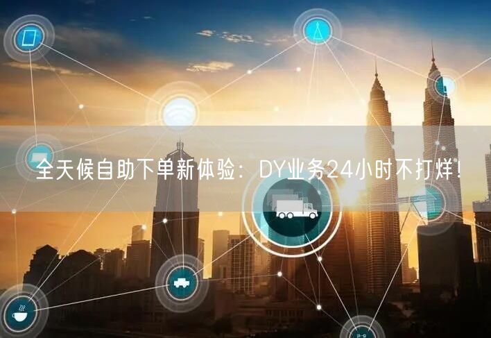 全天候自助下单新体验：DY业务24小时不打烊！