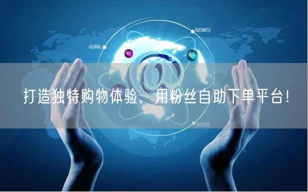 打造独特购物体验，用粉丝自助下单平台！