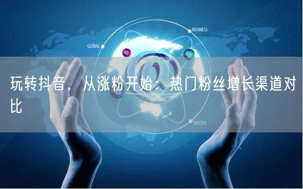 玩转抖音，从涨粉开始：热门粉丝增长渠道对比