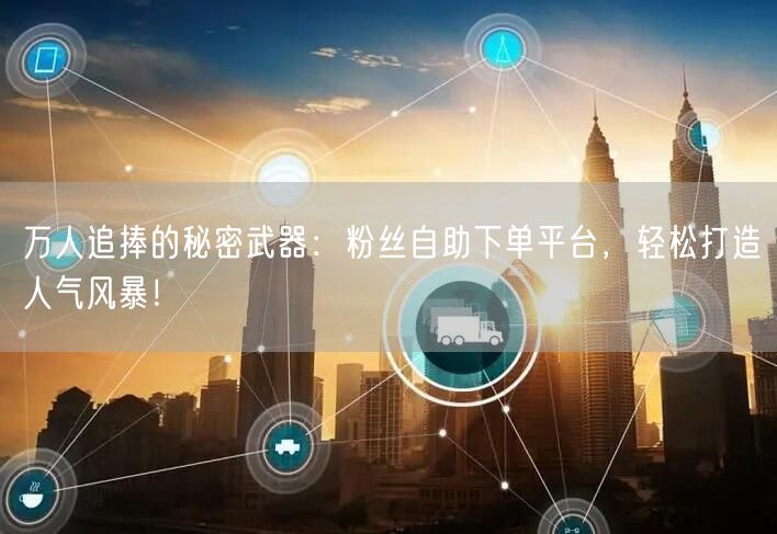 万人追捧的秘密武器：粉丝自助下单平台，轻松打造人气风暴！