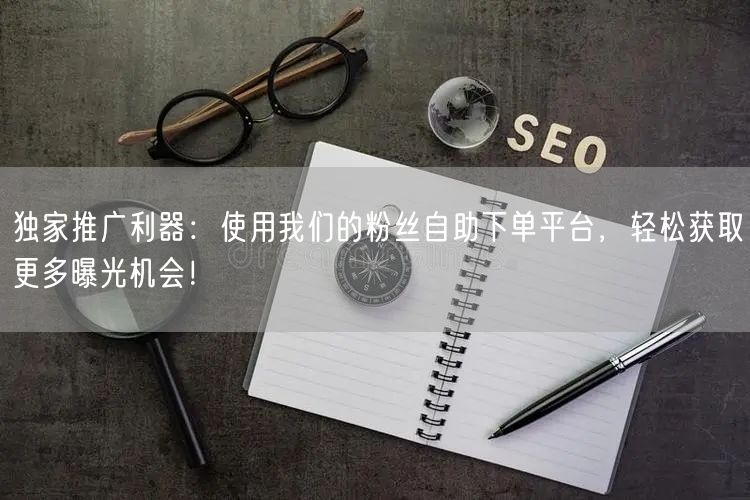 独家推广利器：使用我们的粉丝自助下单平台，轻松获取更多曝光机