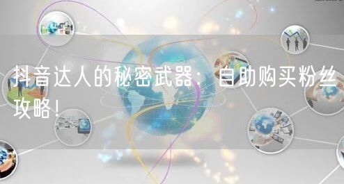 抖音达人的秘密武器：自助购买粉丝攻略！