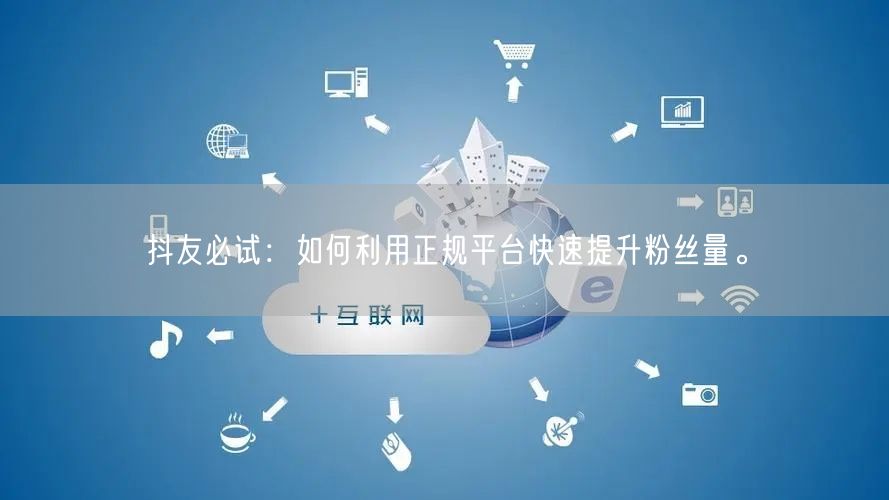 抖友必试：如何利用正规平台快速提升粉丝量。
