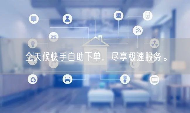 全天候快手自助下单，尽享极速服务。