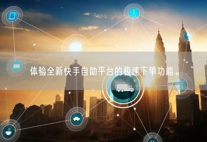 体验全新快手自助平台的极速下单功能。