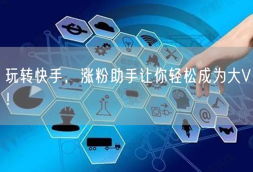 玩转快手，涨粉助手让你轻松成为大V！