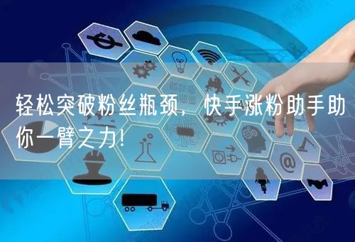 轻松突破粉丝瓶颈，快手涨粉助手助你一臂之力！