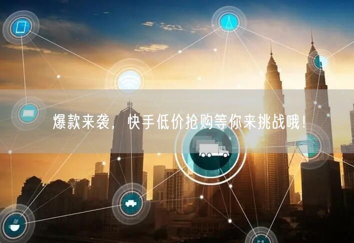 爆款来袭，快手低价抢购等你来挑战哦！