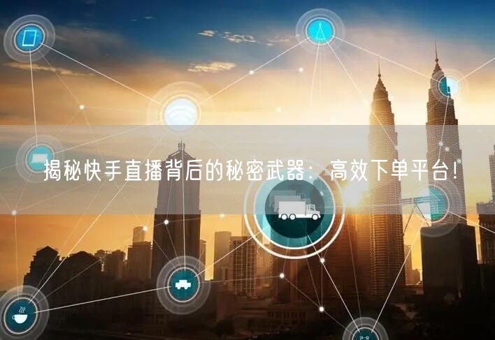 揭秘快手直播背后的秘密武器：高效下单平台！