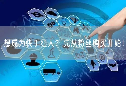 想成为快手红人？先从粉丝购买开始！