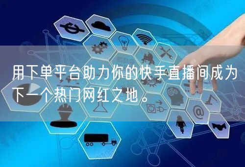 用下单平台助力你的快手直播间成为下一个热门网红之地。