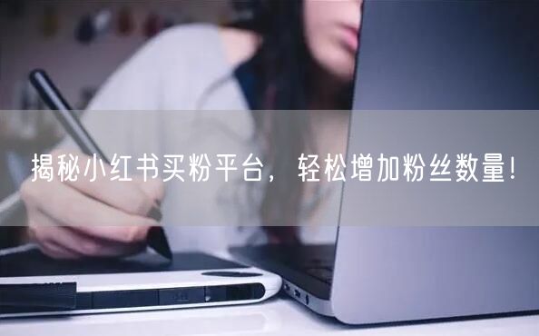 揭秘小红书买粉平台，轻松增加粉丝数量！
