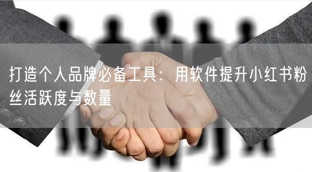 打造个人品牌必备工具：用软件提升小红书粉丝活跃度与数量