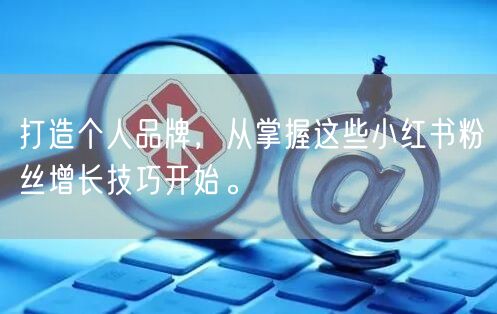 打造个人品牌，从掌握这些小红书粉丝增长技巧开始。