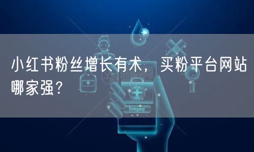 小红书粉丝增长有术，买粉平台网站哪家强？