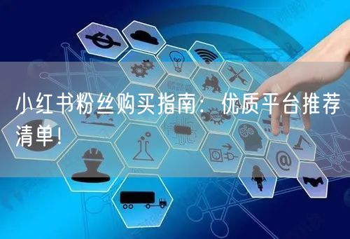 小红书粉丝购买指南：优质平台推荐清单！