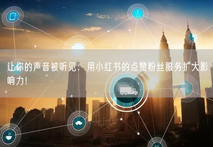 让你的声音被听见：用小红书的点赞粉丝服务