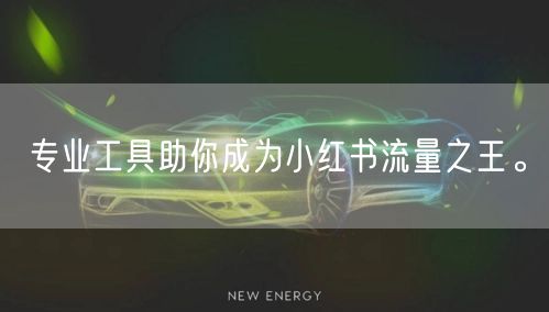 专业工具助你成为小红书流量之王。