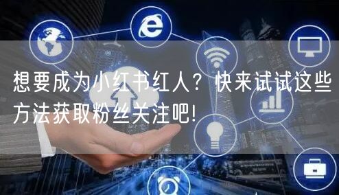 想要成为小红书红人？快来试试这些方法获取粉丝关注吧!