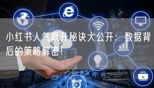 小红书人气飙升秘诀大公开：数据背后的策略解密！