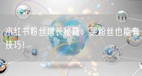 小红书粉丝增长秘籍：买粉丝也能有技巧！