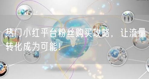 热门小红平台粉丝购买攻略，让流量转化成为可能！