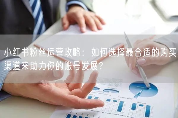 小红书粉丝运营攻略：如何选择最合适的购买渠道来助力你的账号发展？