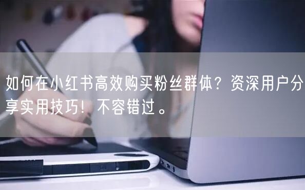 如何在小红书高效购买粉丝群体？资深用户分享实用技巧！不容错过。
