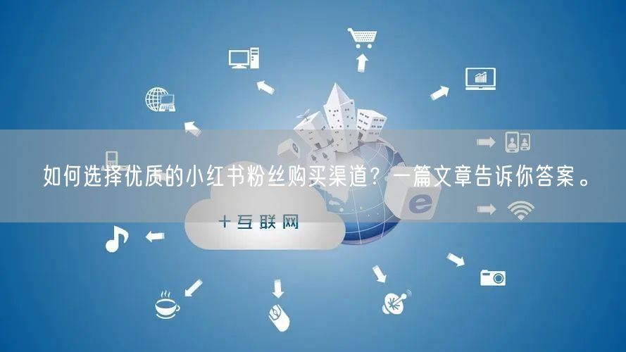 如何选择优质的小红书粉丝购买渠道？一篇文