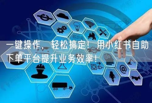 一键操作，轻松搞定！用小红书自助下单平台提升业务效率！