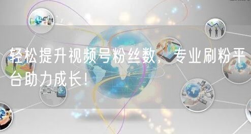 轻松提升视频号粉丝数，专业刷粉平台助力成长！
